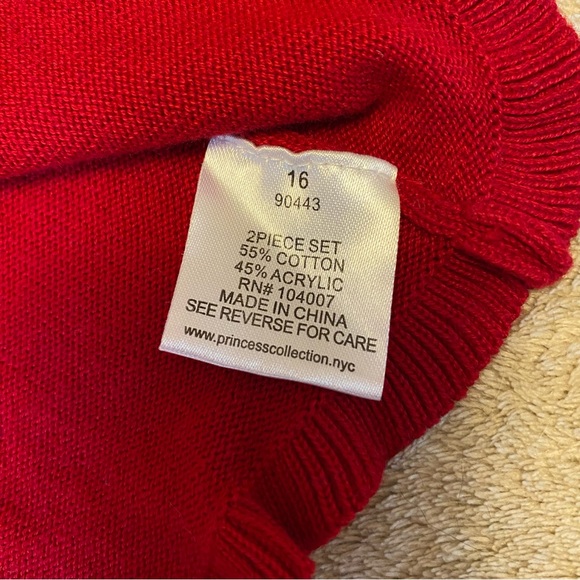 Red Floral Embroidered Cardigan - Picture 5 of 8